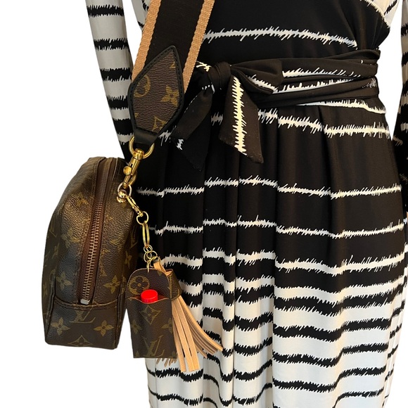 New Custom Tassel Keychain Lip Balm Holder Bag Charms - Picture 7 of 13